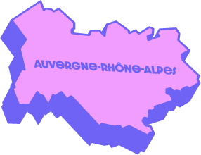 Carte des librairies indépendantes en Auvergne-Rhône-Alpes - #TrouveTaLibrairie