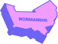 Carte des librairies indépendantes en Normandie - #TrouveTaLibrairie