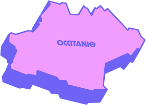 Carte des librairies indépendantes en Occitanie - #TrouveTaLibrairie